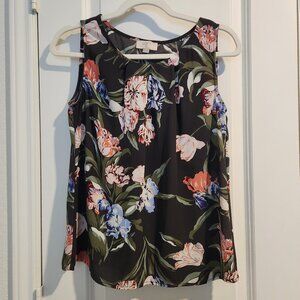 🌸 Loft Floral Sleeveless Top – XS Petite 🌸